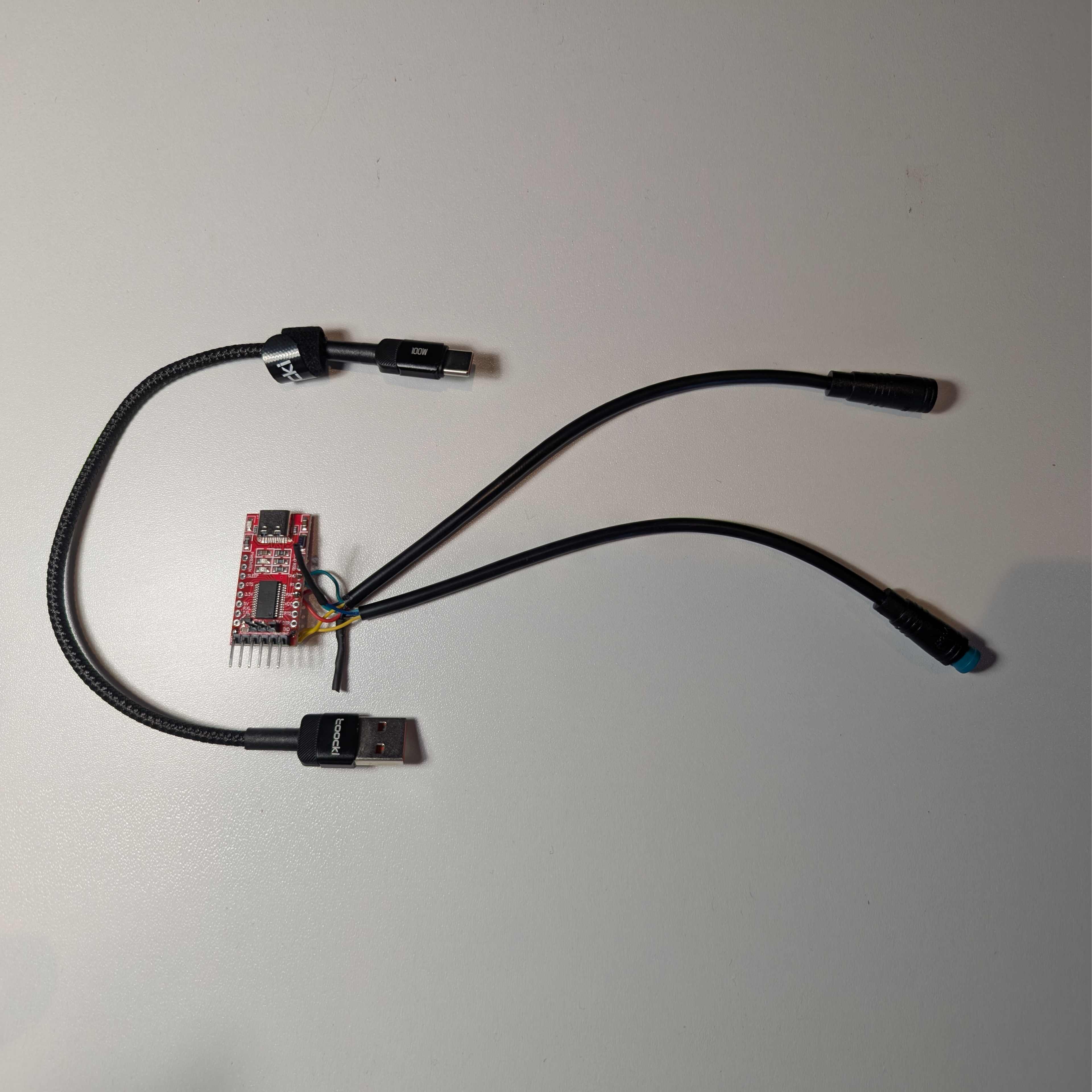 MALE/FEMALE M8 Julet Connector and UART (4 Lite Gen2 kit)