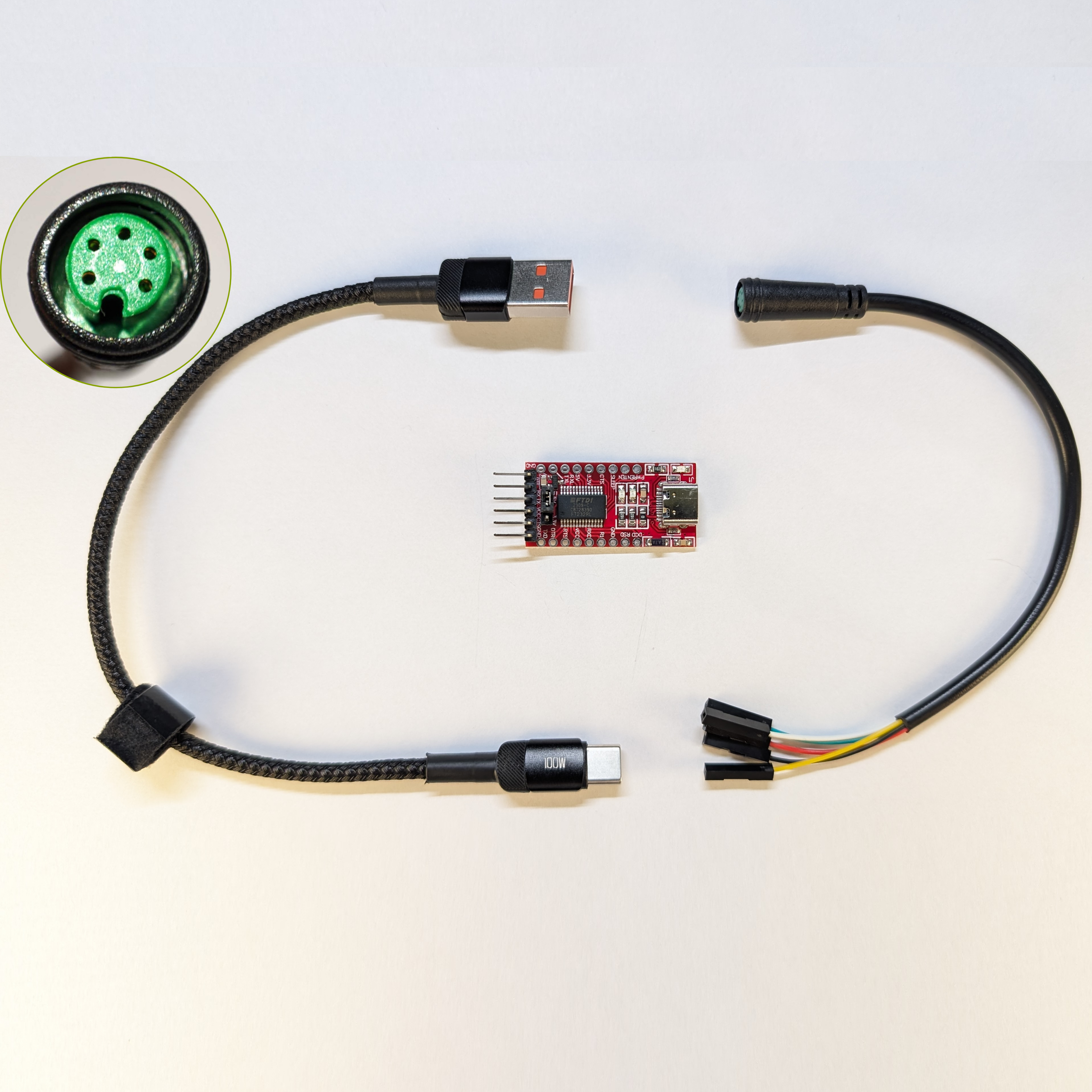 FEMALE M7 Julet Connector and UART