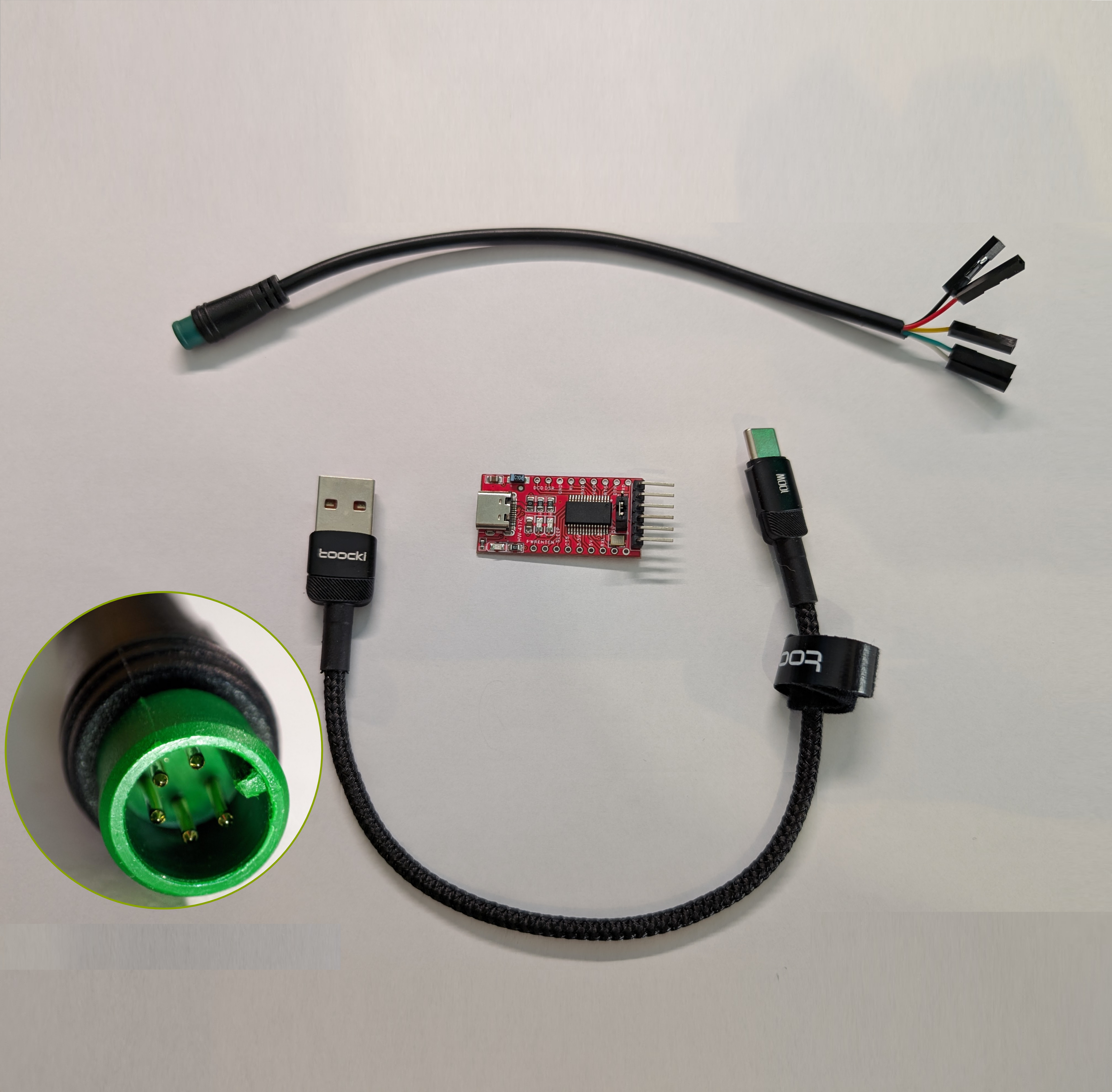 MALE M7 Julet Connector and UART